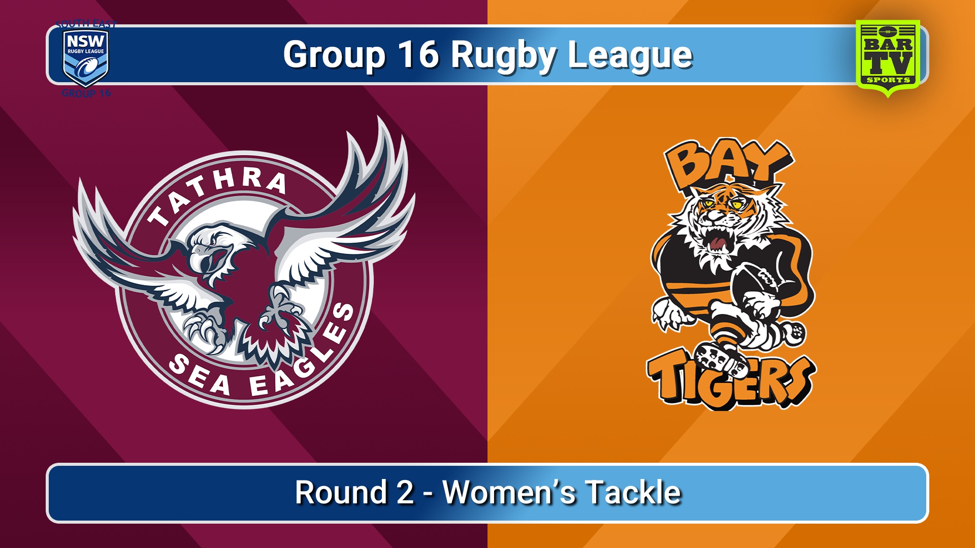 260503-video-Group 16 Rugby League  Round 2 - Women’s Tackle - Tathra Sea Eagles v Bateman's Bay Tigers Slate Image