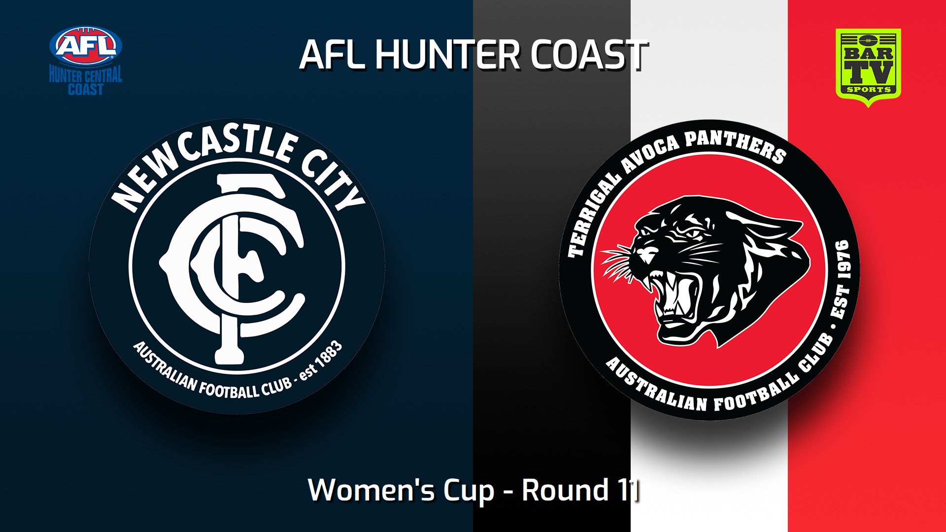 230708-AFL Hunter Central Coast Round 11 - Women's Cup - Newcastle City  v Terrigal Avoca Panthers Slate Image