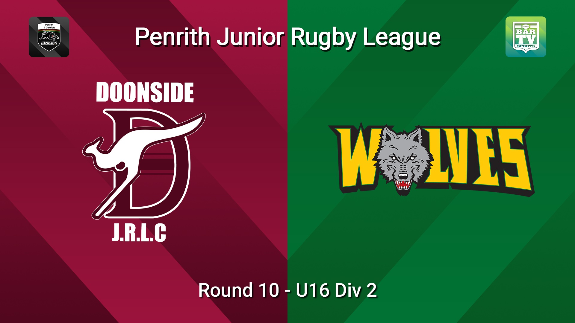 260704-video-Penrith & District Junior Rugby League Round 10 - U16 Div 2 - Doonside v Windsor Wolves Slate Image