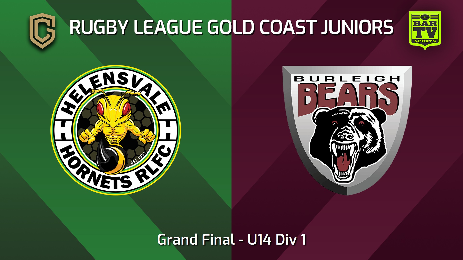250913-video-Rugby League Gold Coast Juniors Grand Final - U14 Div 1 - Helensvale Hornets v Burleigh Bears Juniors Slate Image