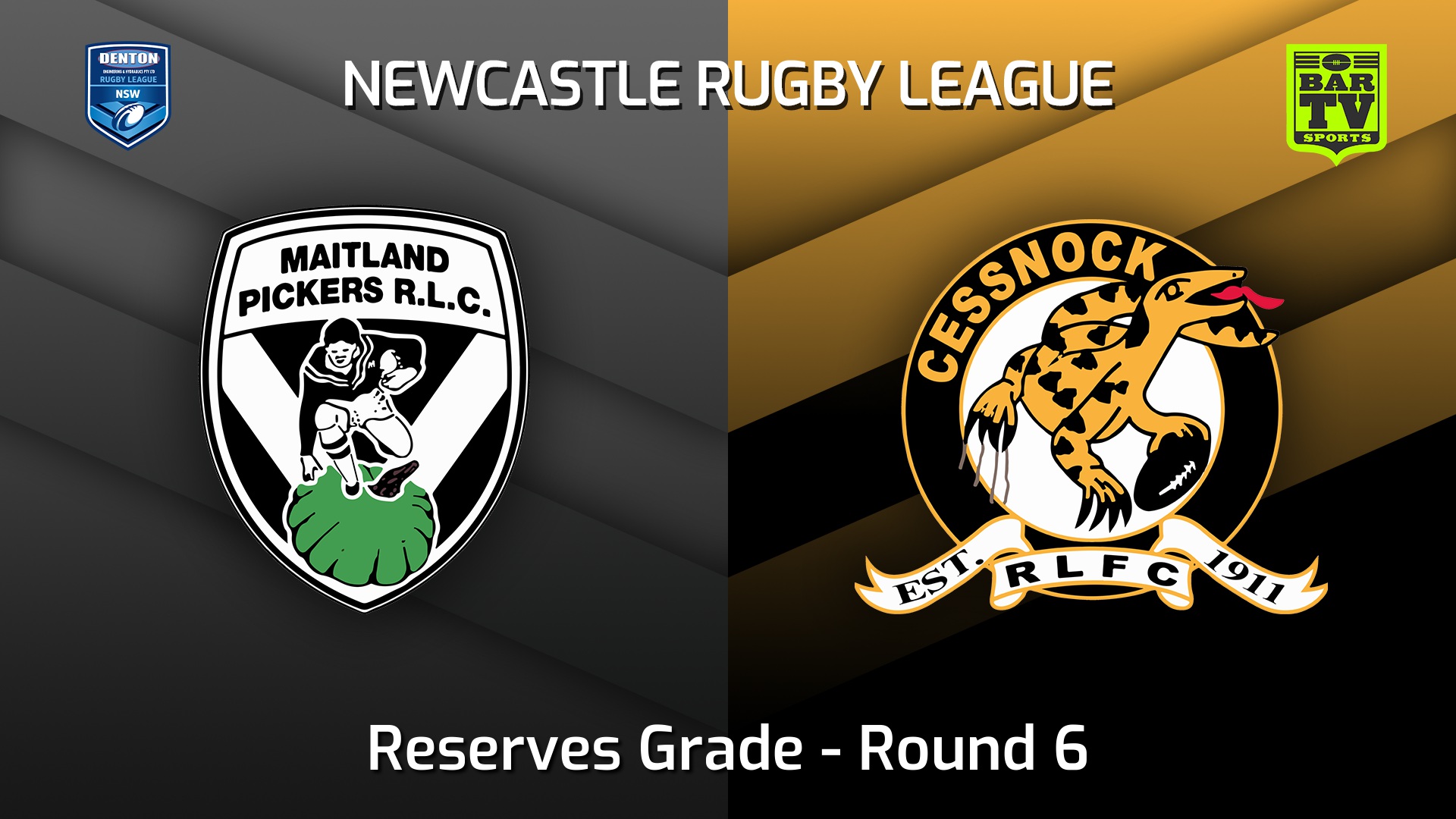 220430-Newcastle Round 6 - Reserve Grade - Maitland Pickers v Cessnock Goannas Slate Image