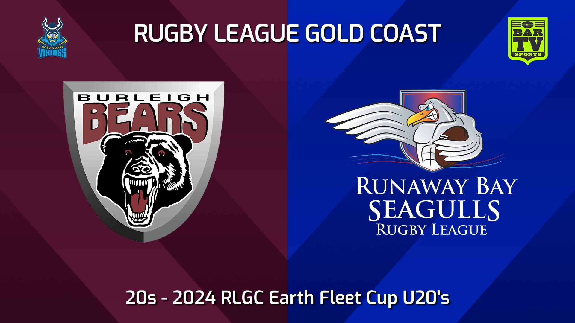 240914-video-Gold Coast 2024 RLGC Earth Fleet Cup U20's - 20s - Burleigh Bears v Runaway Bay Seagulls Slate Image