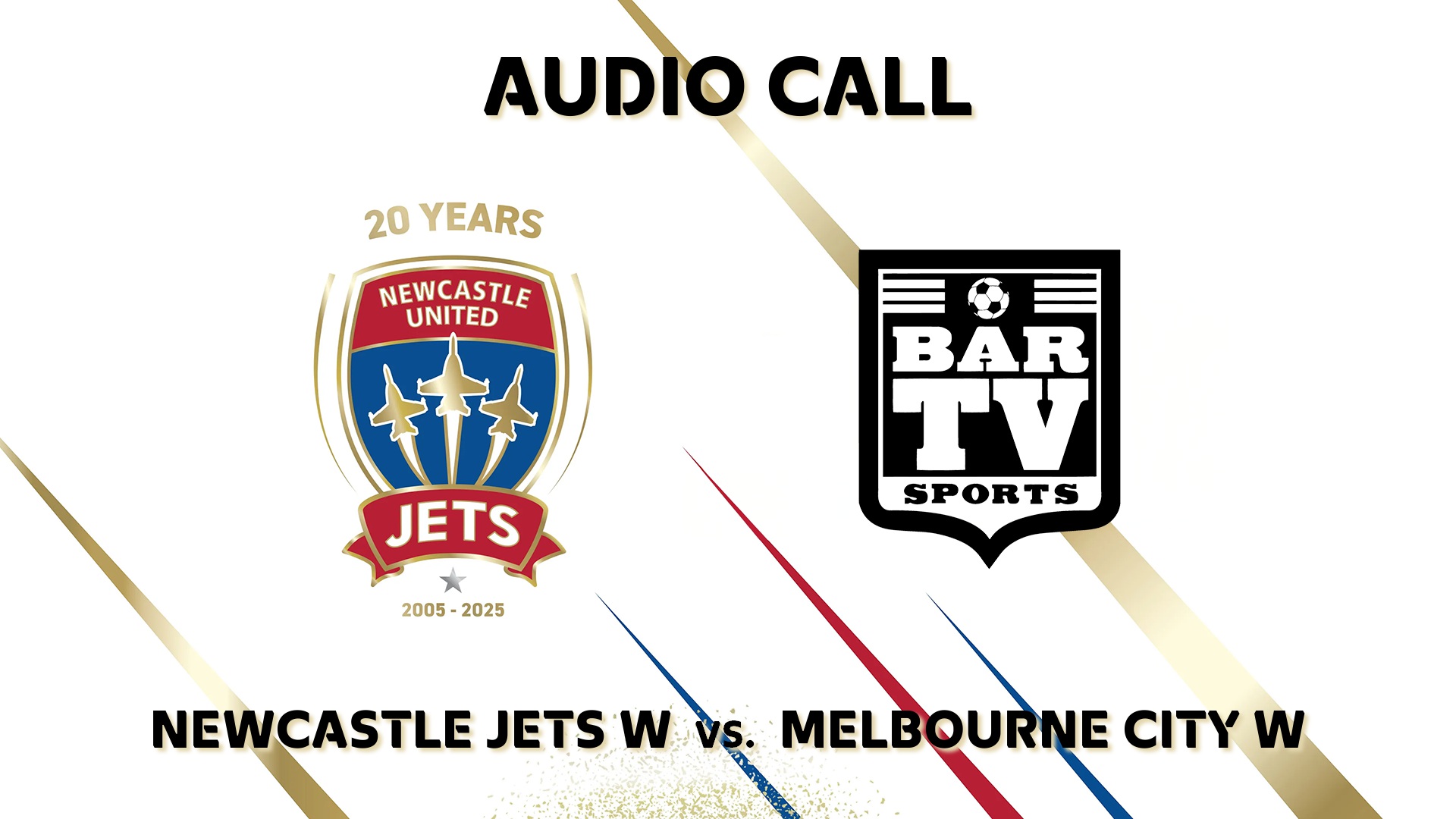 260405-video-Newcastle Jets Audio Call Round 21 - Newcastle Jets W v Melbourne City W Slate Image