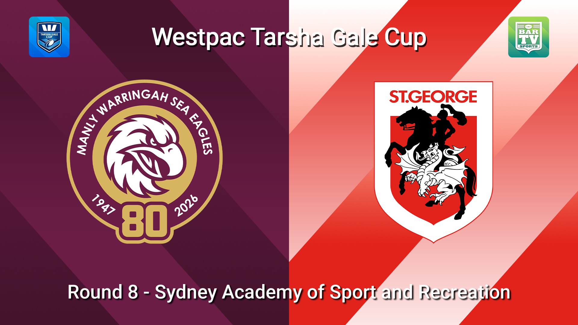 260329-video-Westpac Tarsha Gale Cup Round 8 - Manly Warringah Sea Eagles v St George Dragons Slate Image