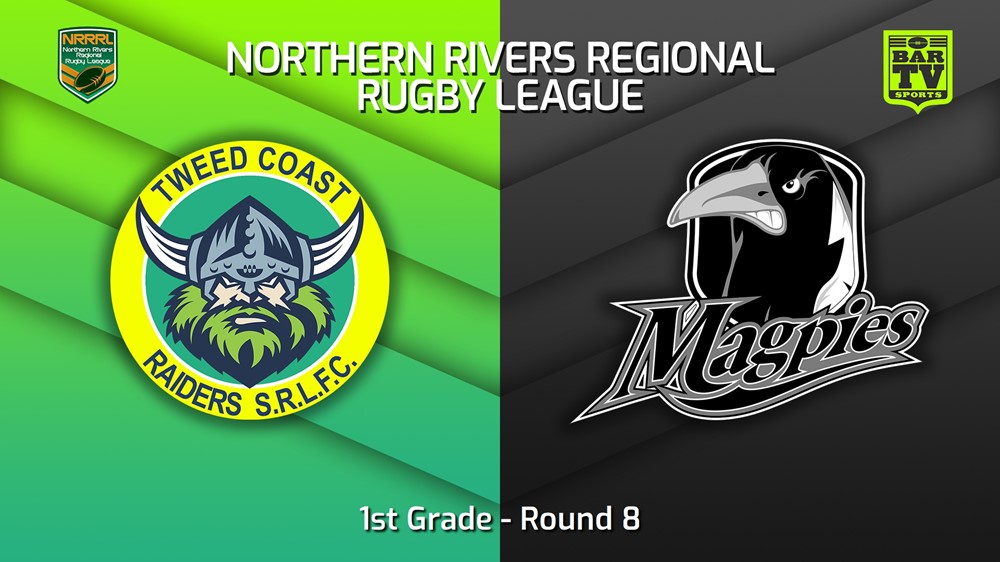 230604-Northern Rivers Round 8 - 1st Grade - Tweed Coast Raiders v Lower Clarence Magpies Slate Image