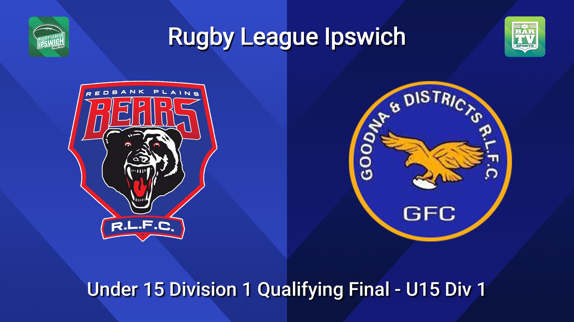 260822-video-Rugby League Ipswich Under 15 Division 1 Qualifying Final - U15 Div 1 - Redbank Plains Juniors v Goodna Slate Image