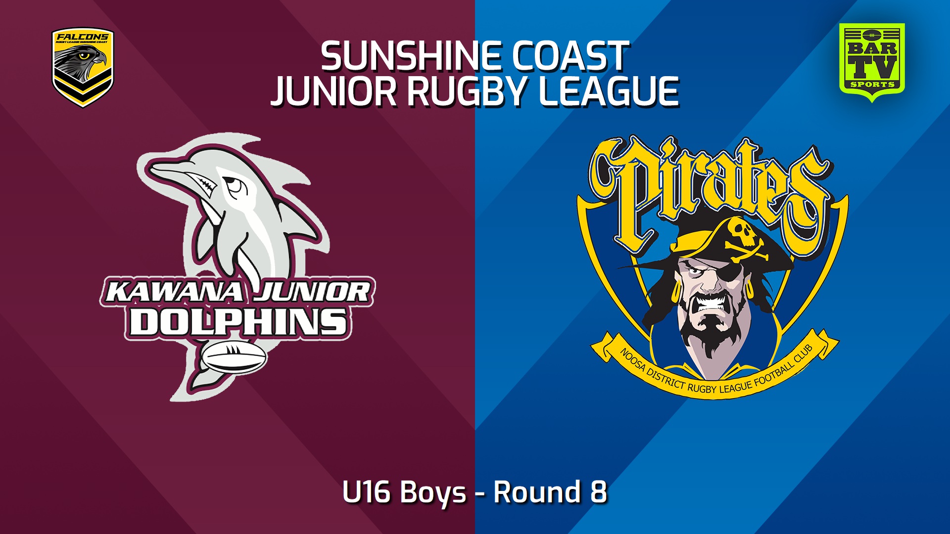 240524-video-Sunshine Coast Junior Rugby League Round 8 - U16 Boys - Kawana Dolphins JRL v Noosa Pirates JRL Slate Image