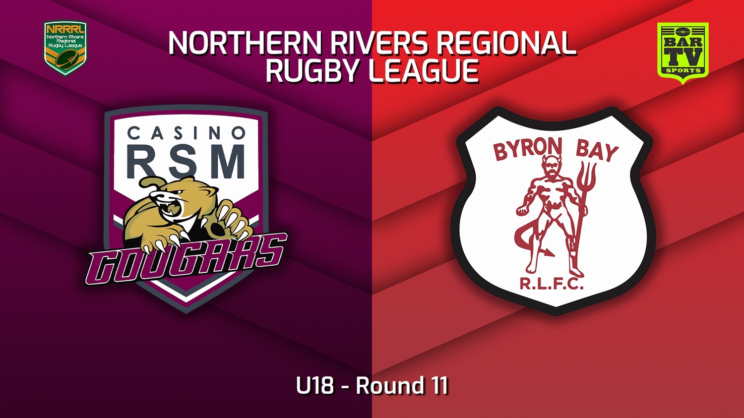 230702-Northern Rivers Round 11 - U18 - Casino RSM Cougars v Byron Bay Red Devils Slate Image