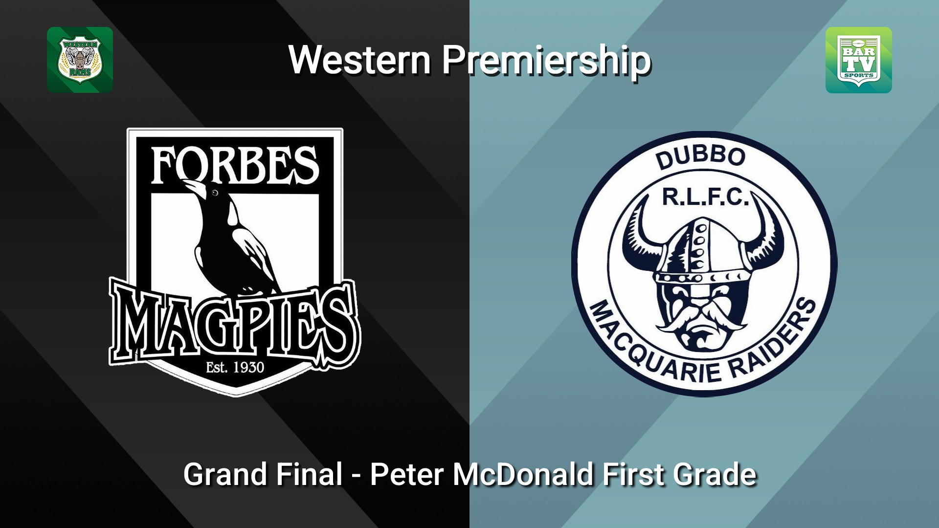 260906-video-Western Premiership Grand Final - Peter McDonald First Grade - Forbes Magpies v Dubbo Macquarie Raiders Slate Image