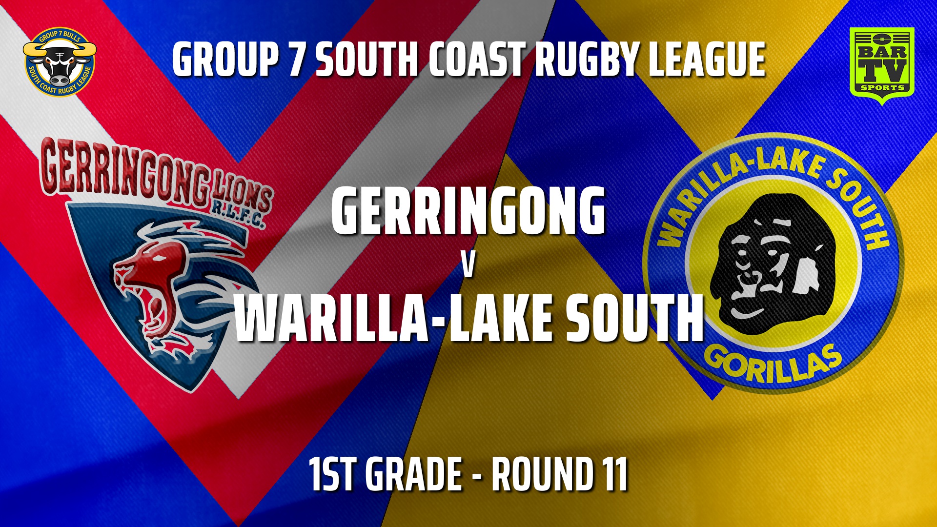 210626-South Coast Round 11 - 1st Grade - Gerringong v Warilla-Lake South Slate Image