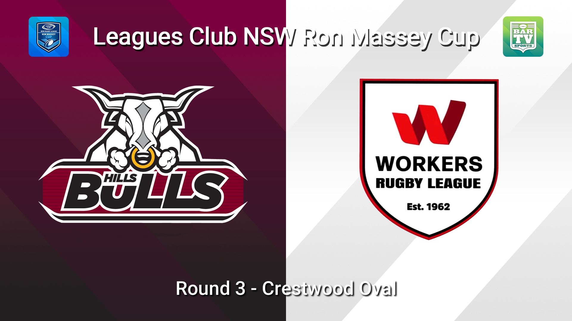 260412-video-Ron Massey Cup Round 3 - Hills Bulls v Blacktown Workers Slate Image