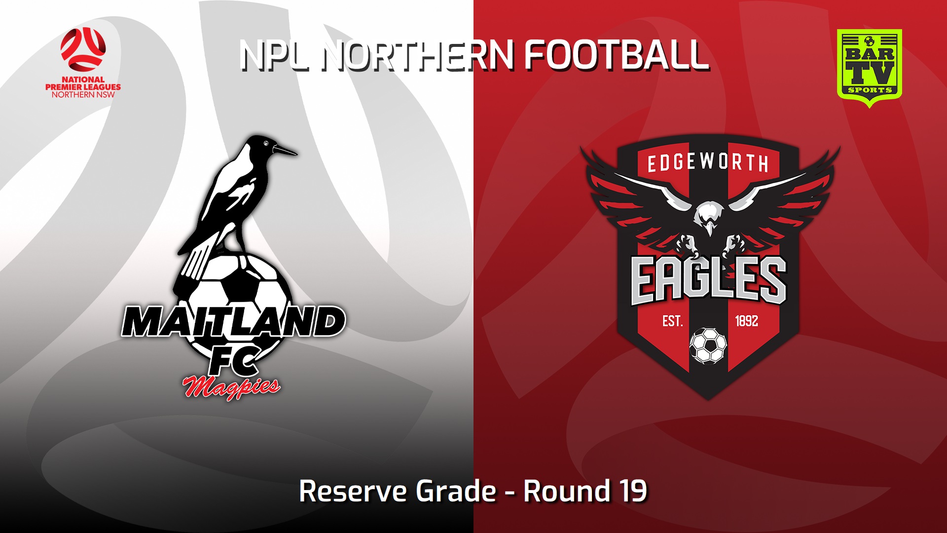 230715-NNSW NPLM Res Round 19 - Maitland FC Res v Edgeworth Eagles Res Slate Image