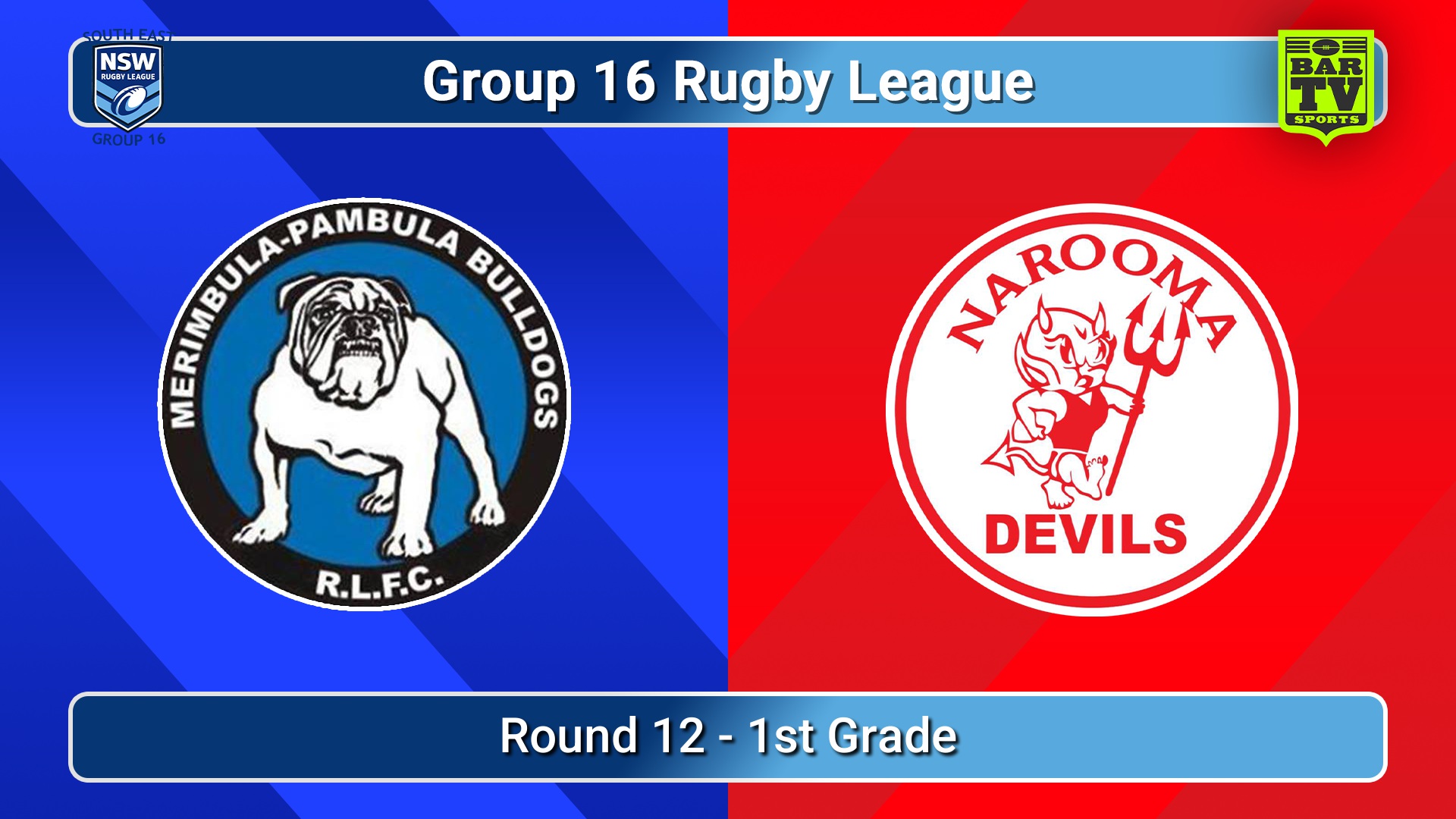 260725-video-Group 16 Rugby League  Round 12 - 1st Grade - Merimbula-Pambula Bulldogs v Narooma Devils Slate Image