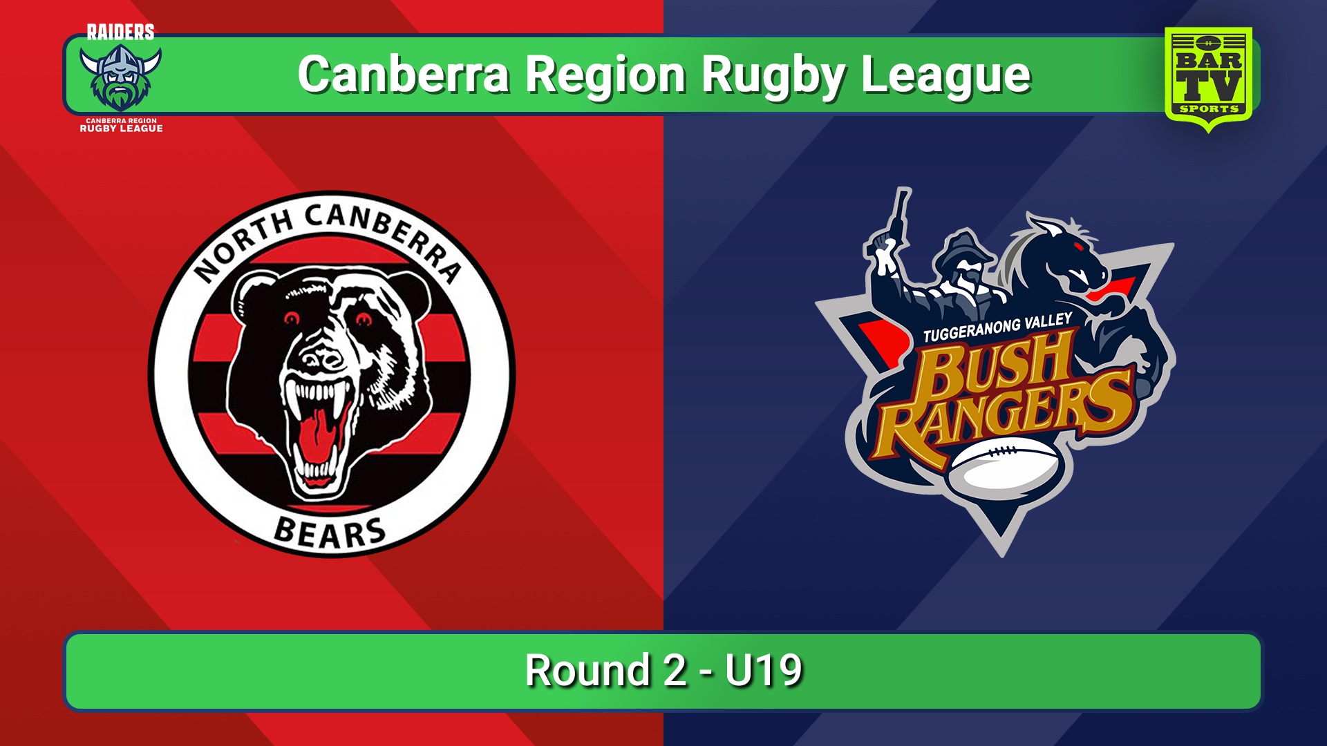 250412-video-Canberra Round 2 - U19 - North Canberra Bears v Tuggeranong Bushrangers Slate Image