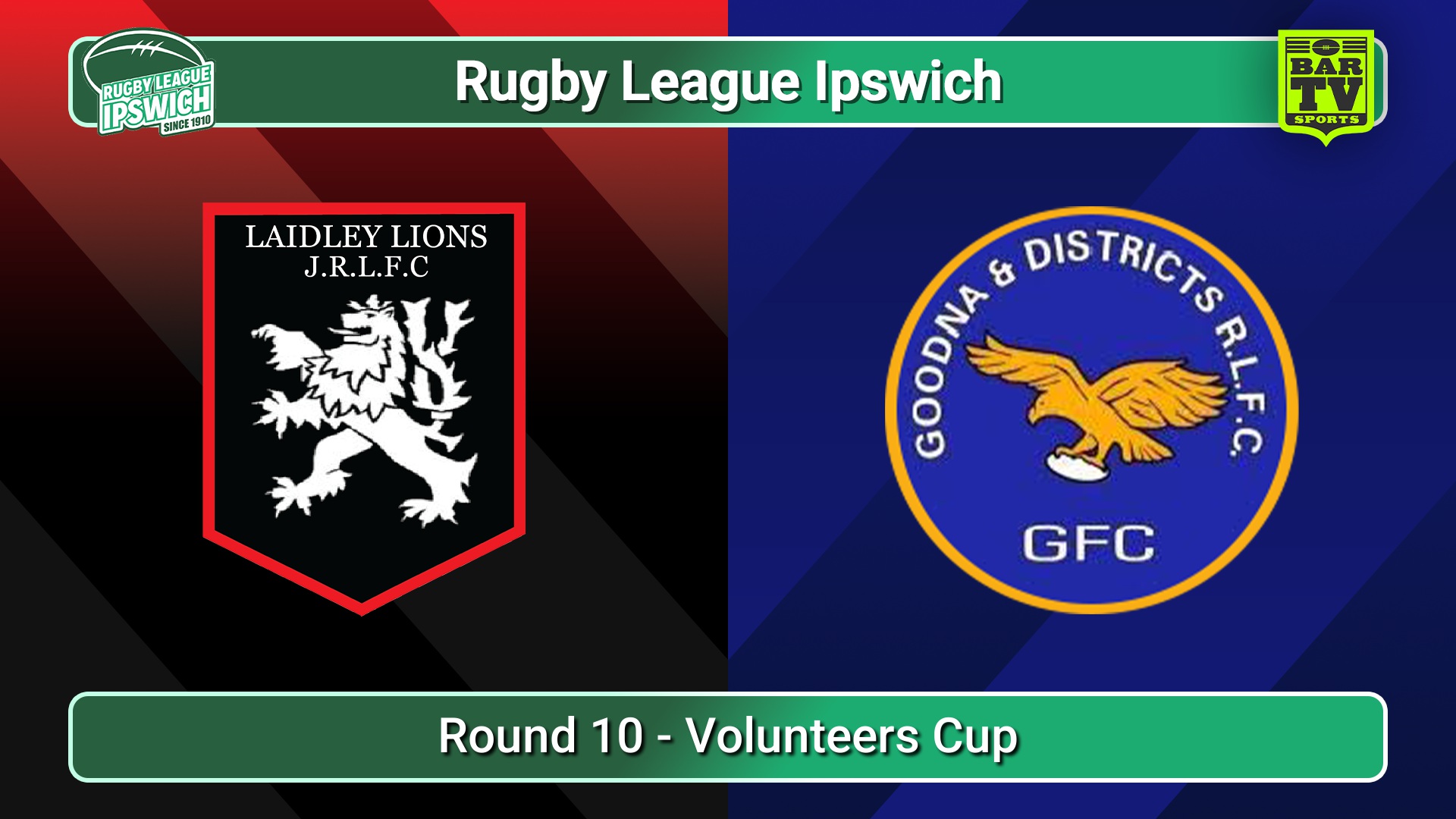 250719-video-Rugby League Ipswich Round 10 - Volunteers Cup - Laidley v Goodna Slate Image