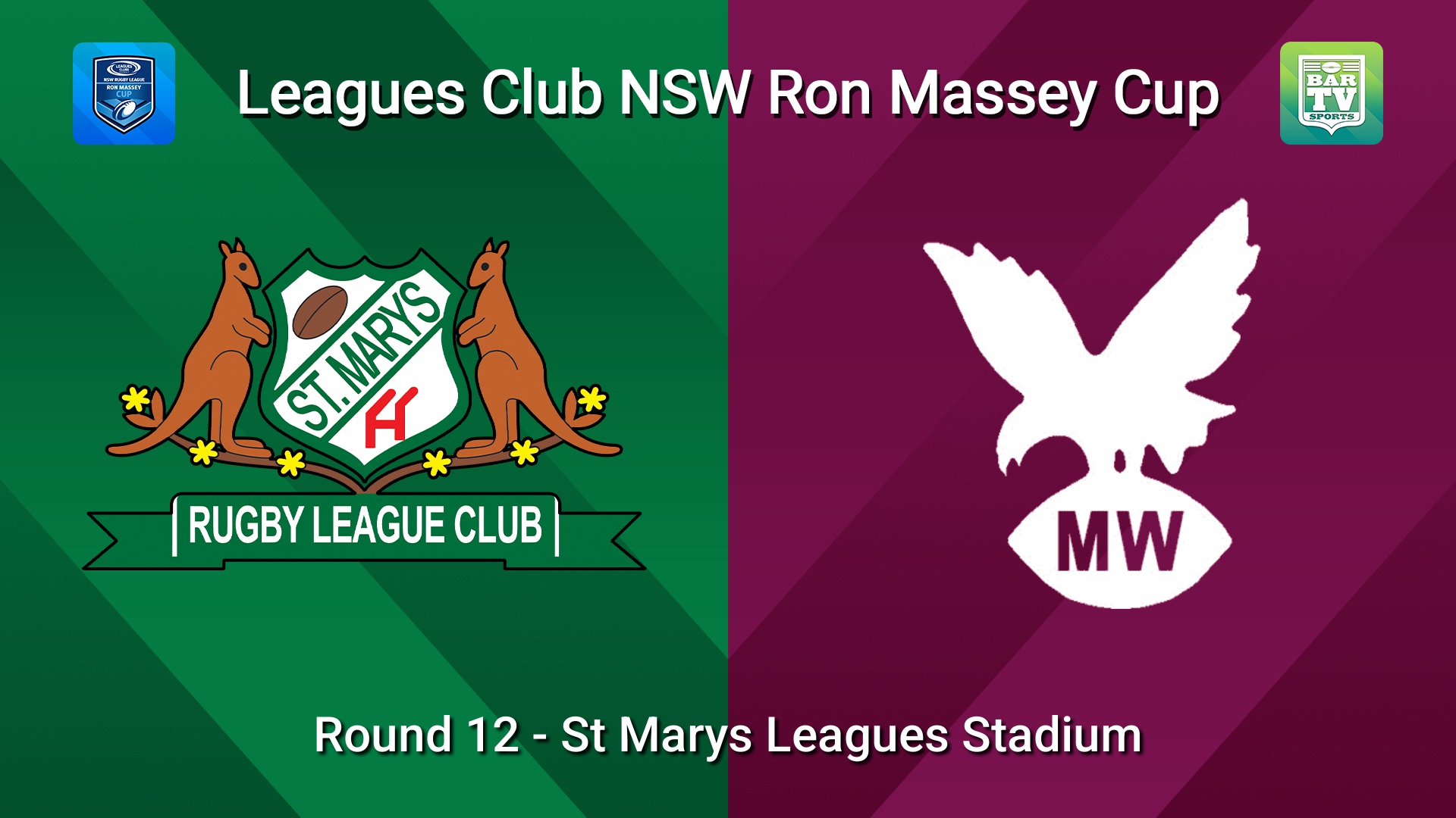 260628-video-Ron Massey Cup Round 12 - St Marys v Manly Leagues Slate Image