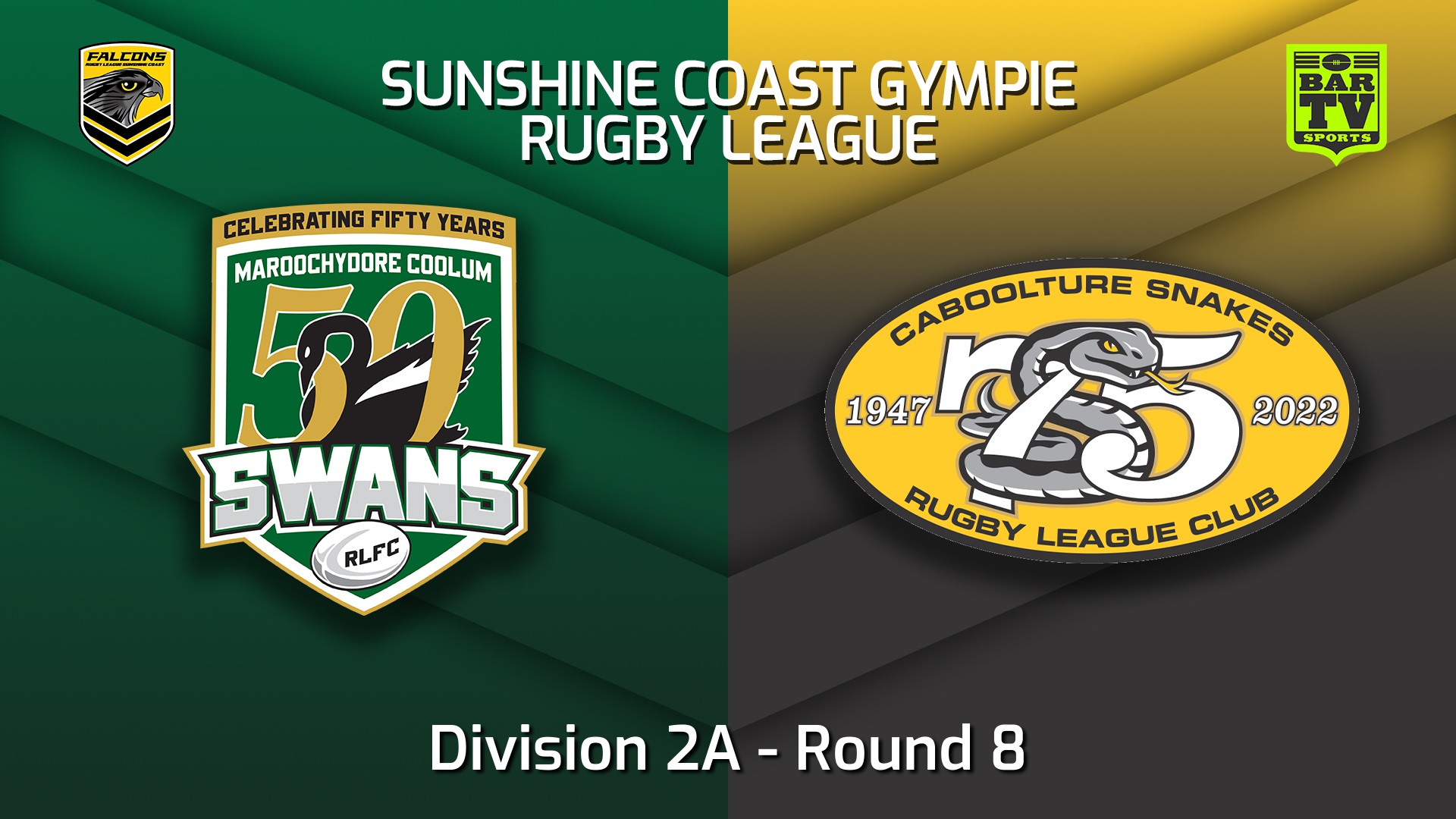 220611-Sunshine Coast RL Round 8 - Division 2A - Maroochydore Swans v Caboolture Snakes Slate Image
