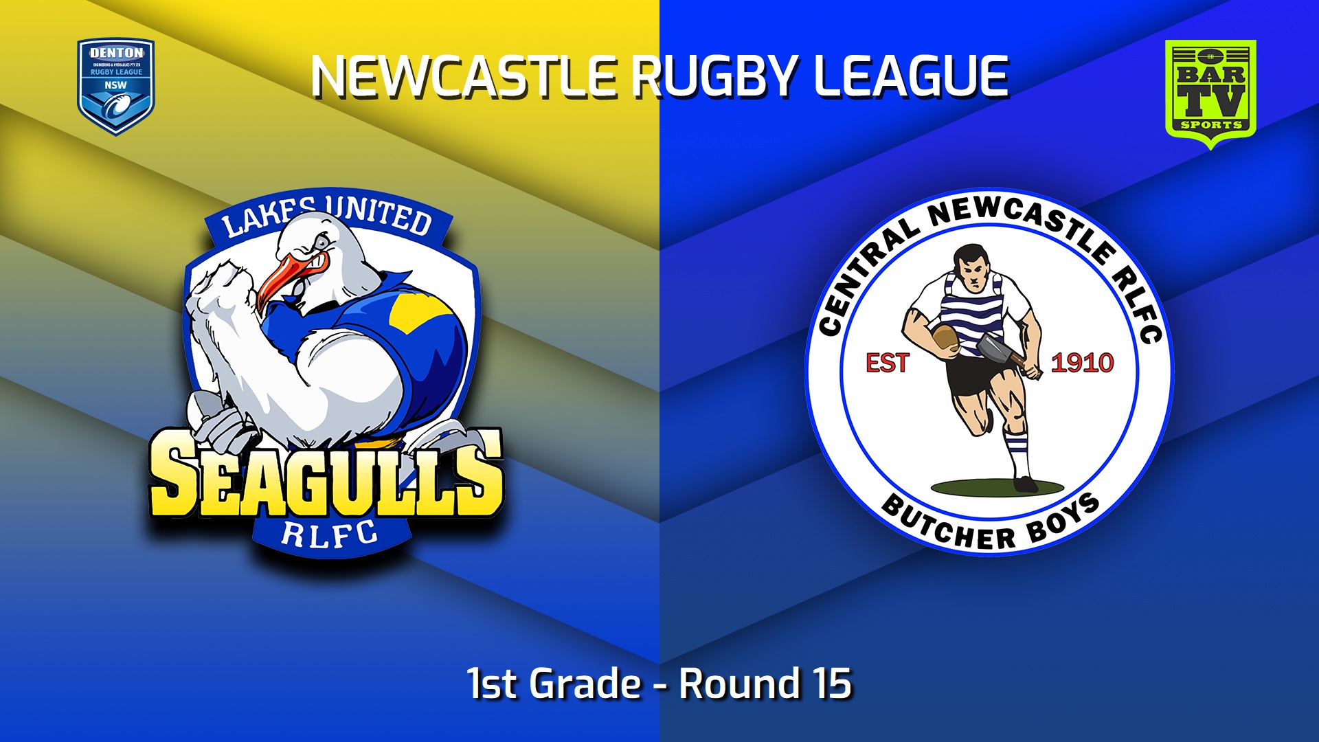 230708-Newcastle RL Round 15 - 1st Grade - Lakes United Seagulls v Central Newcastle Butcher Boys Slate Image