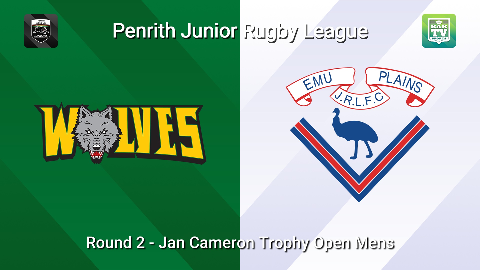 260411-video-Penrith & District Junior Rugby League Round 2 - Jan Cameron Trophy Open Mens - Windsor Wolves v Emu Plains Slate Image