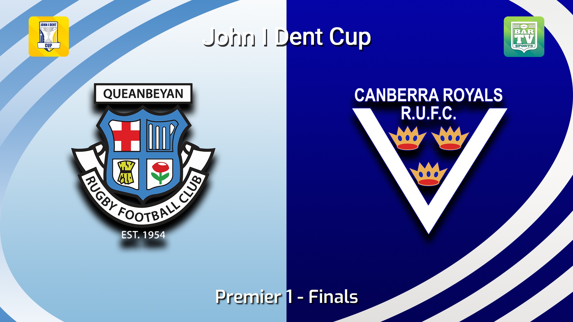 260822-video-John I Dent (ACT) Finals - Premier 1 - Queanbeyan Whites v Canberra Royals Slate Image