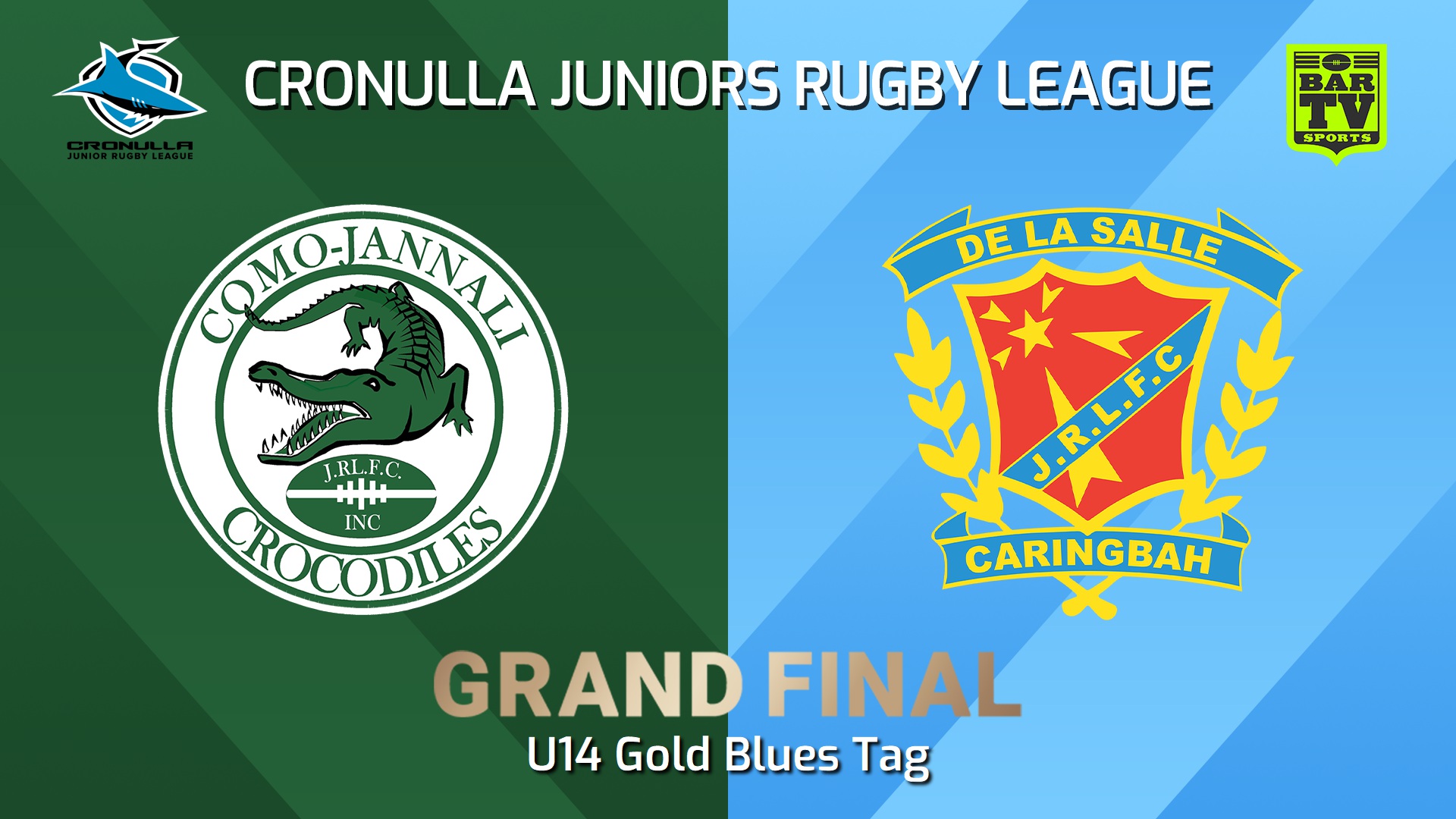 240901-video-Cronulla Juniors Grand Final - U14 Gold Blues Tag - Como Jannali Crocodiles v De La Salle Slate Image