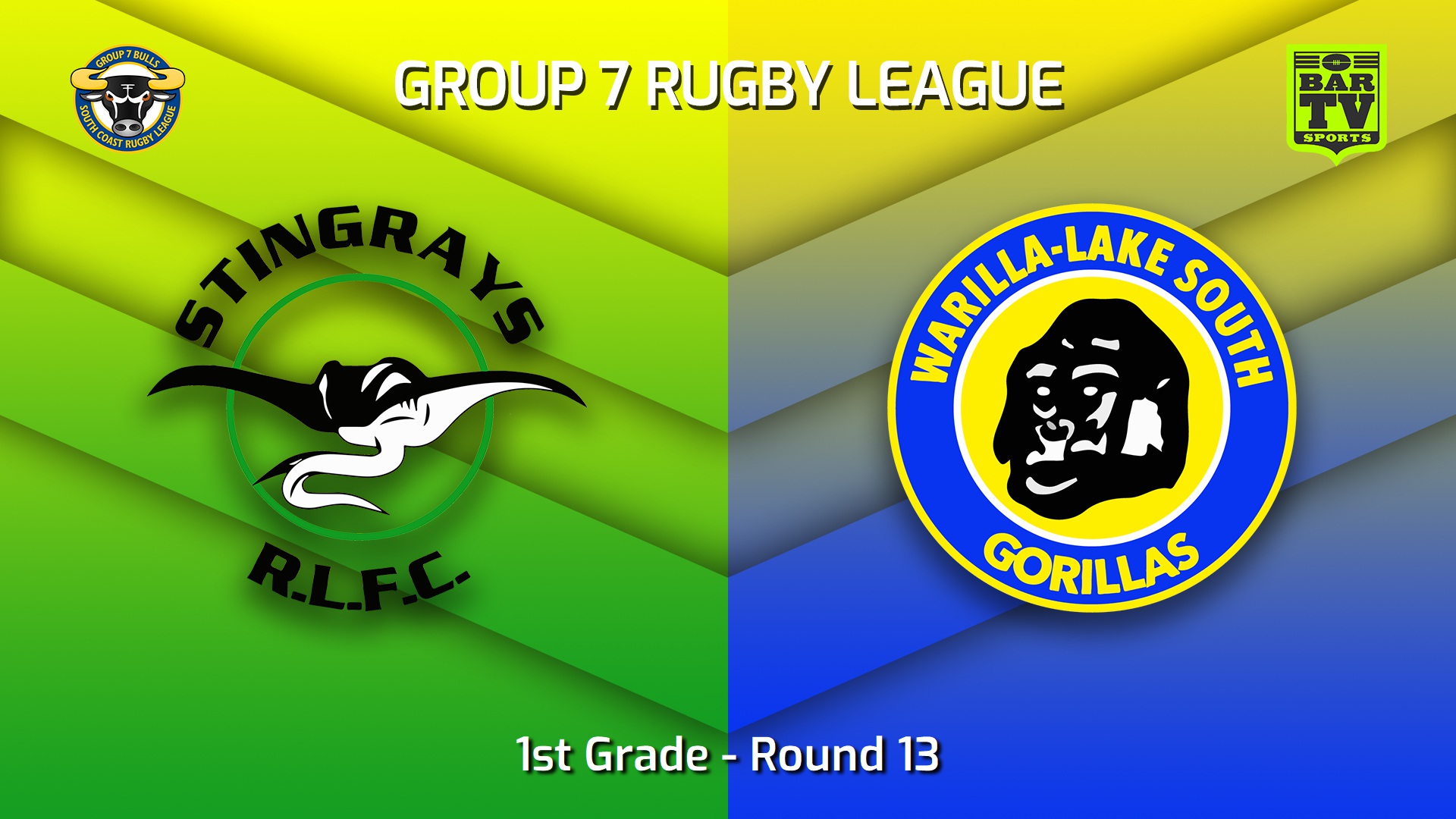 230708-South Coast Round 13 - 1st Grade - Stingrays of Shellharbour v Warilla-Lake South Gorillas Slate Image