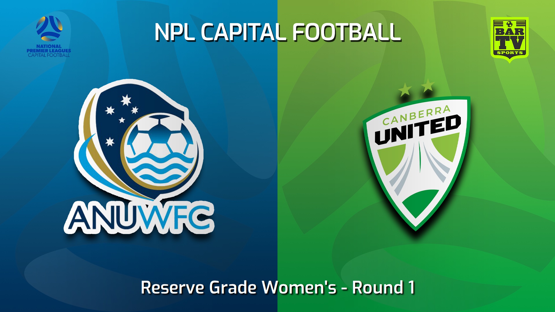 230402-NPL Women - Reserve Grade - Capital Football Round 1 - ANU FC v Canberra United Academy Slate Image