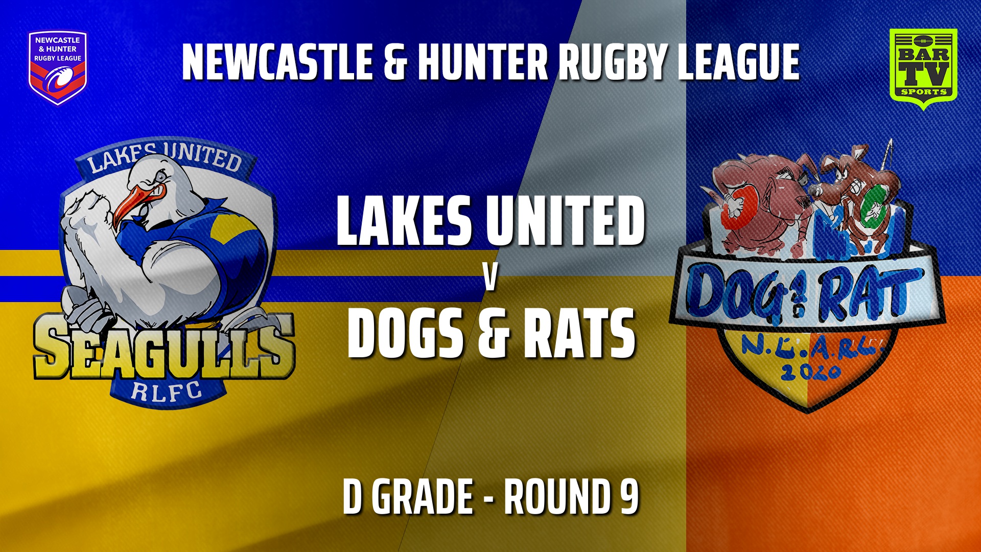 210605-NHRL Round 9 - D Grade - Lakes United v New Lambton Dogs & Rats Slate Image