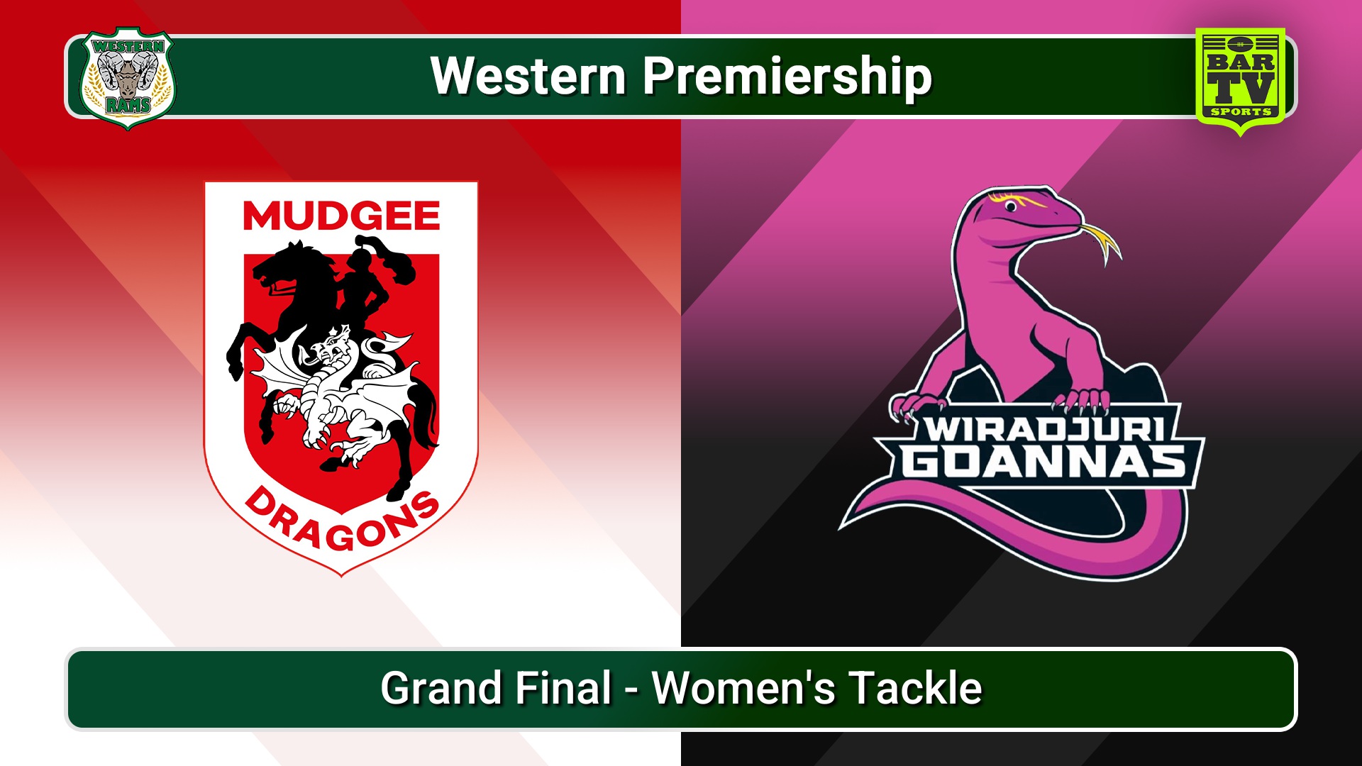 250907-video-Western Premiership Grand Final - Women's Tackle - Mudgee Dragons v Wiradjuri Goannas Slate Image