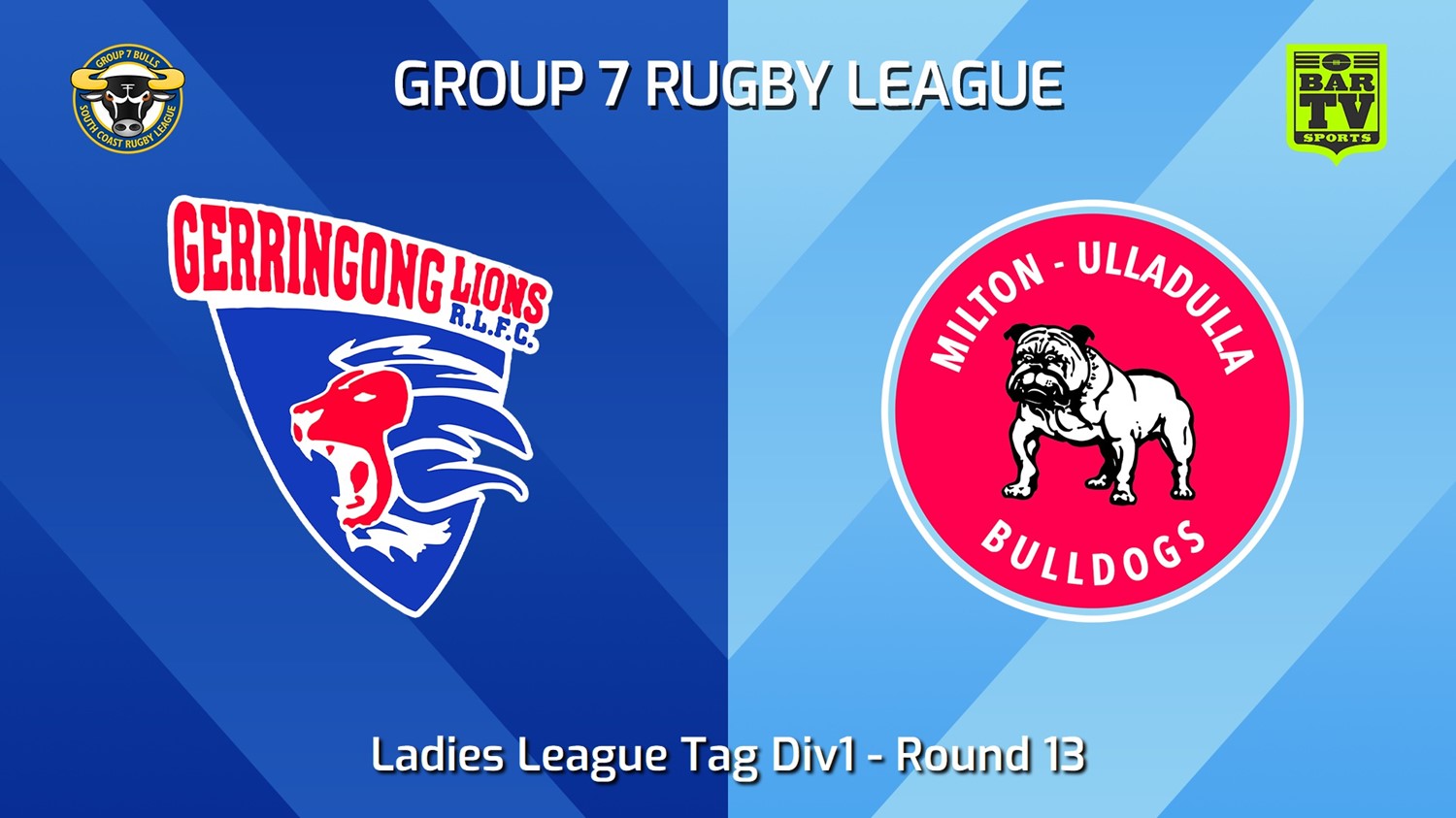 240706-video-South Coast Round 13 - Ladies League Tag Div1 - Gerringong Lions v Milton-Ulladulla Bulldogs Slate Image