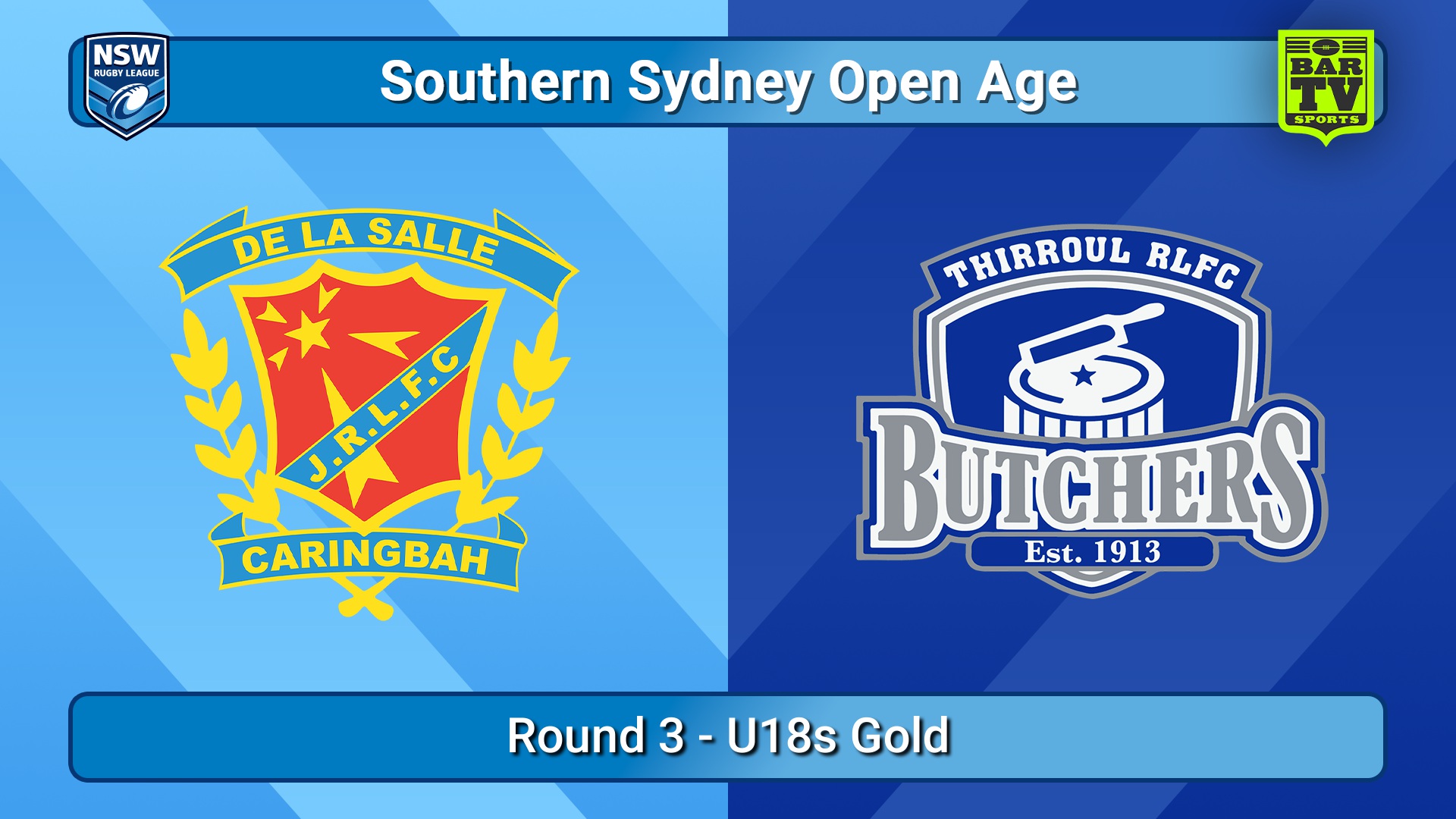 250426-video-S. Sydney Open Round 3 - U18s Gold - De La Salle v Thirroul Butchers Slate Image