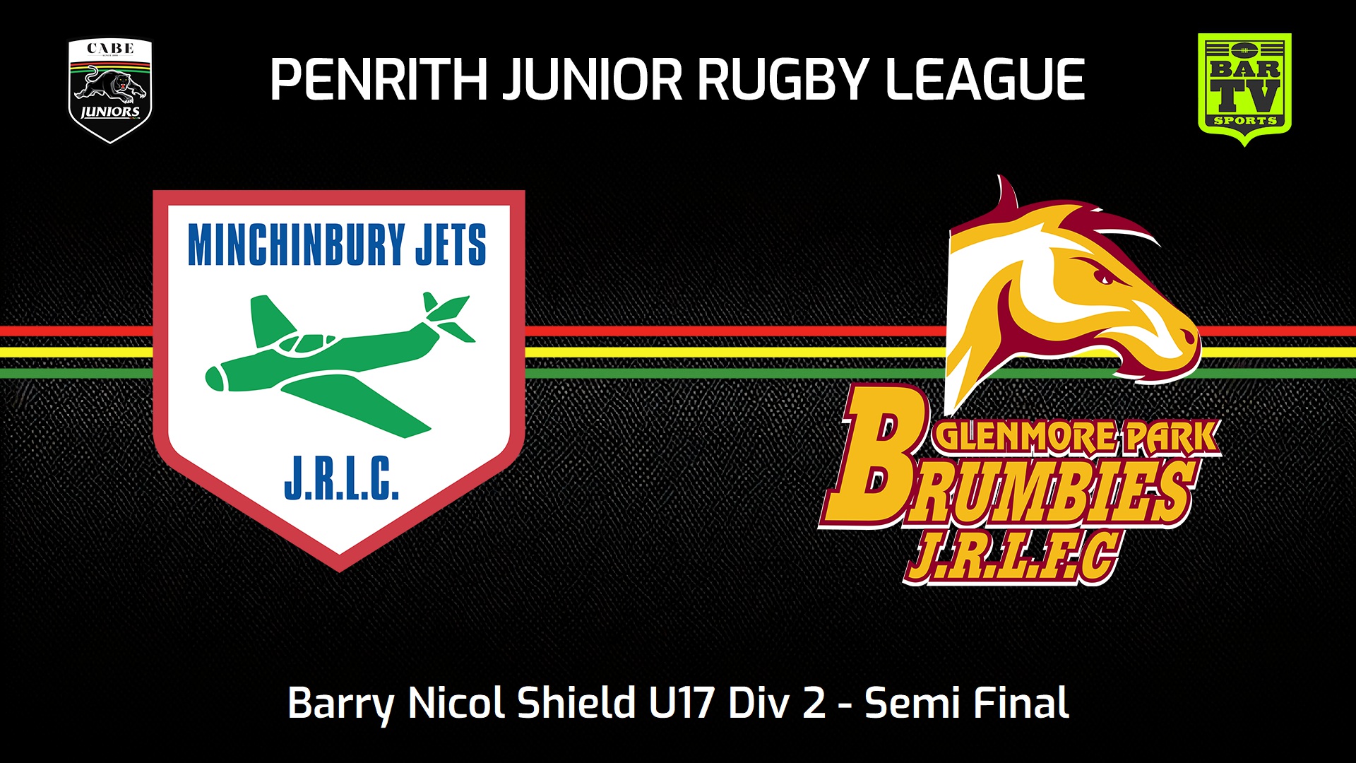 240825-video-Penrith & District Junior Rugby League Semi Final - Barry Nicol Shield U17 Div 2 - Minchinbury v Glenmore Park Brumbies Slate Image