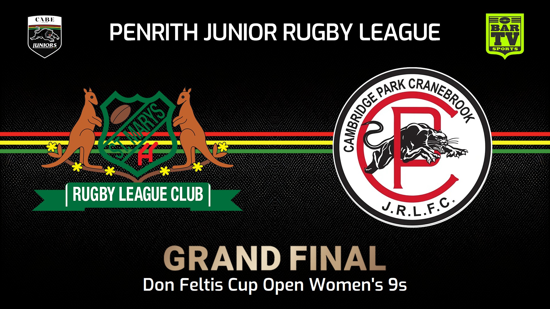 240909-video-Penrith & District Junior Rugby League Grand Final - Don Feltis Cup Open Women's 9s - St Marys v Cambridge Park Slate Image