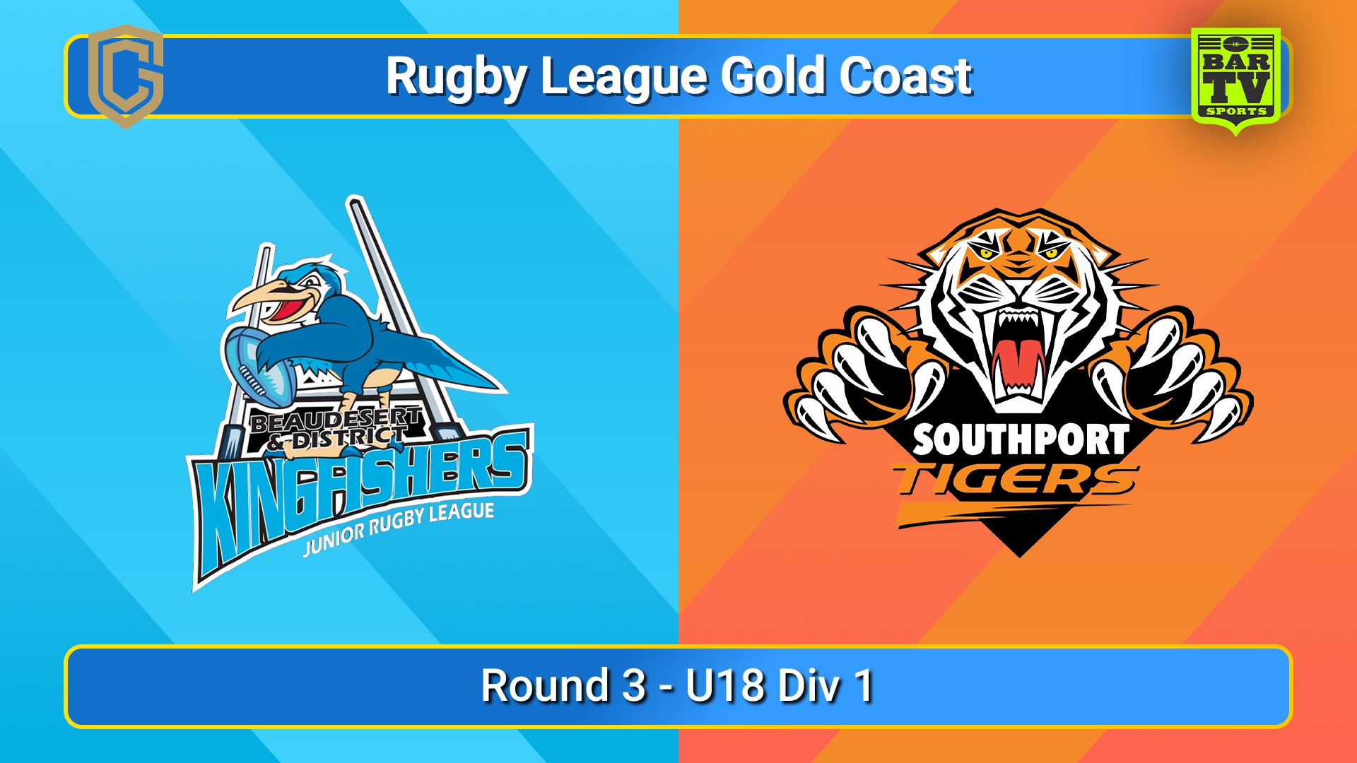 250427-video-Gold Coast Round 3 - U18 Div 1 - Beaudesert Kingfishers v Southport Tigers Slate Image