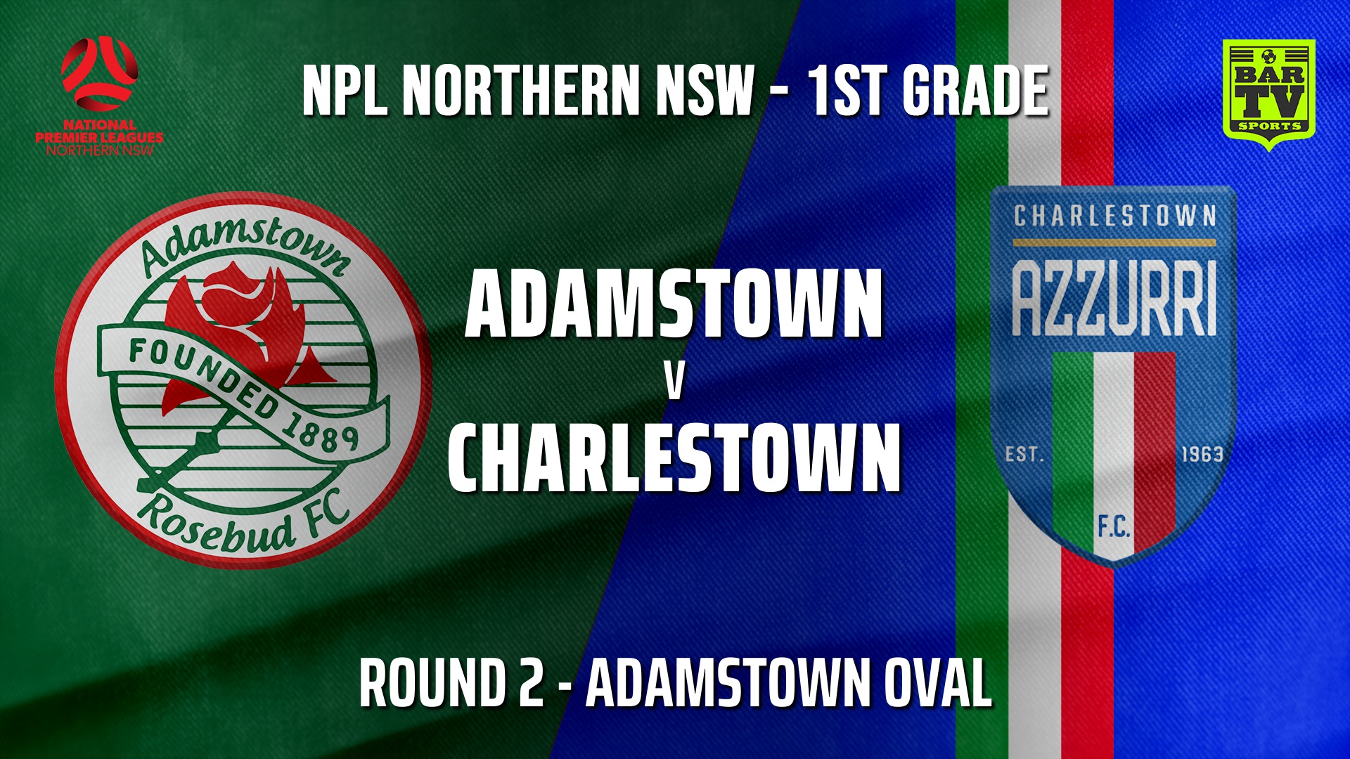 NPL - NNSW Round 2 - Adamstown Rosebud FC v Charlestown Azzurri Slate Image