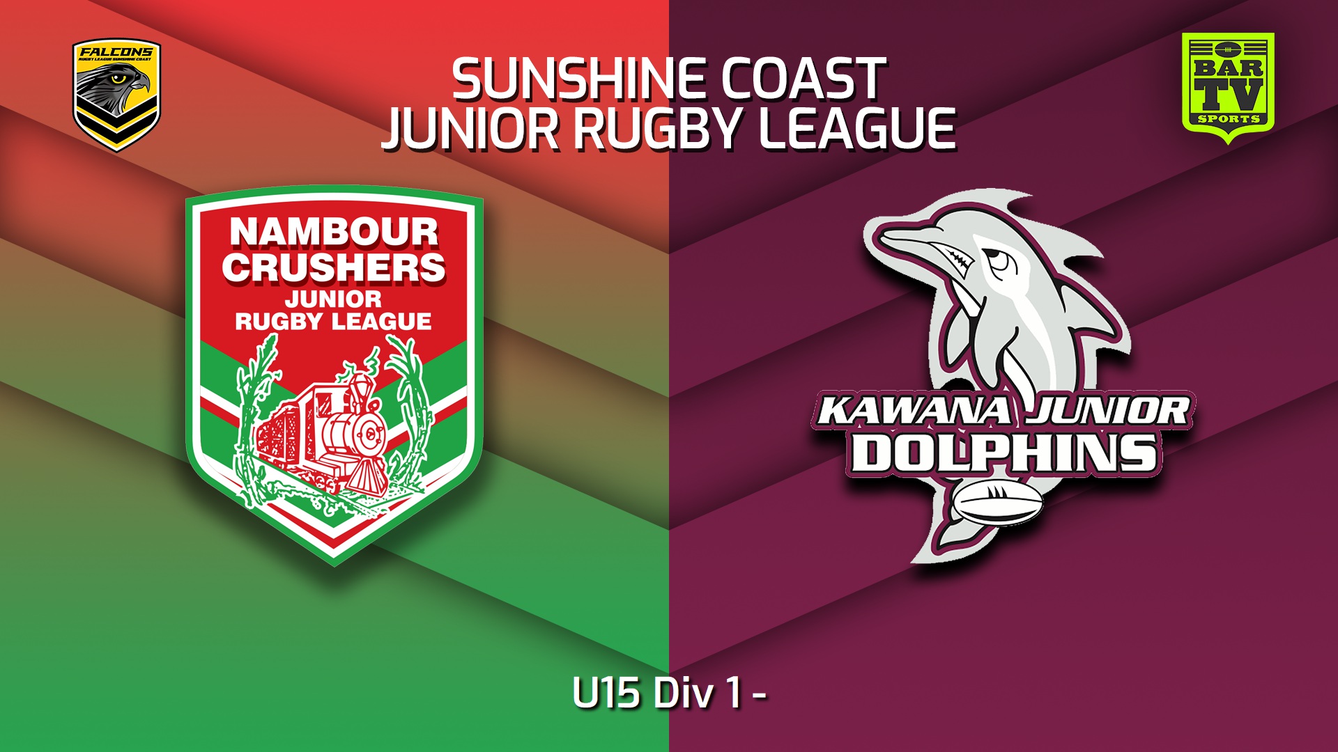 230804-Sunshine Coast Junior Rugby League U15 Div 1 - Nambour Crushers JRL v Kawana Dolphins JRL Slate Image