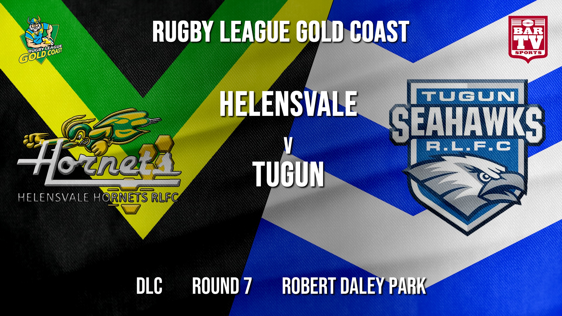 RLGC Round 7 - DLC - Helensvale Hornets v Tugun Seahawks Slate Image