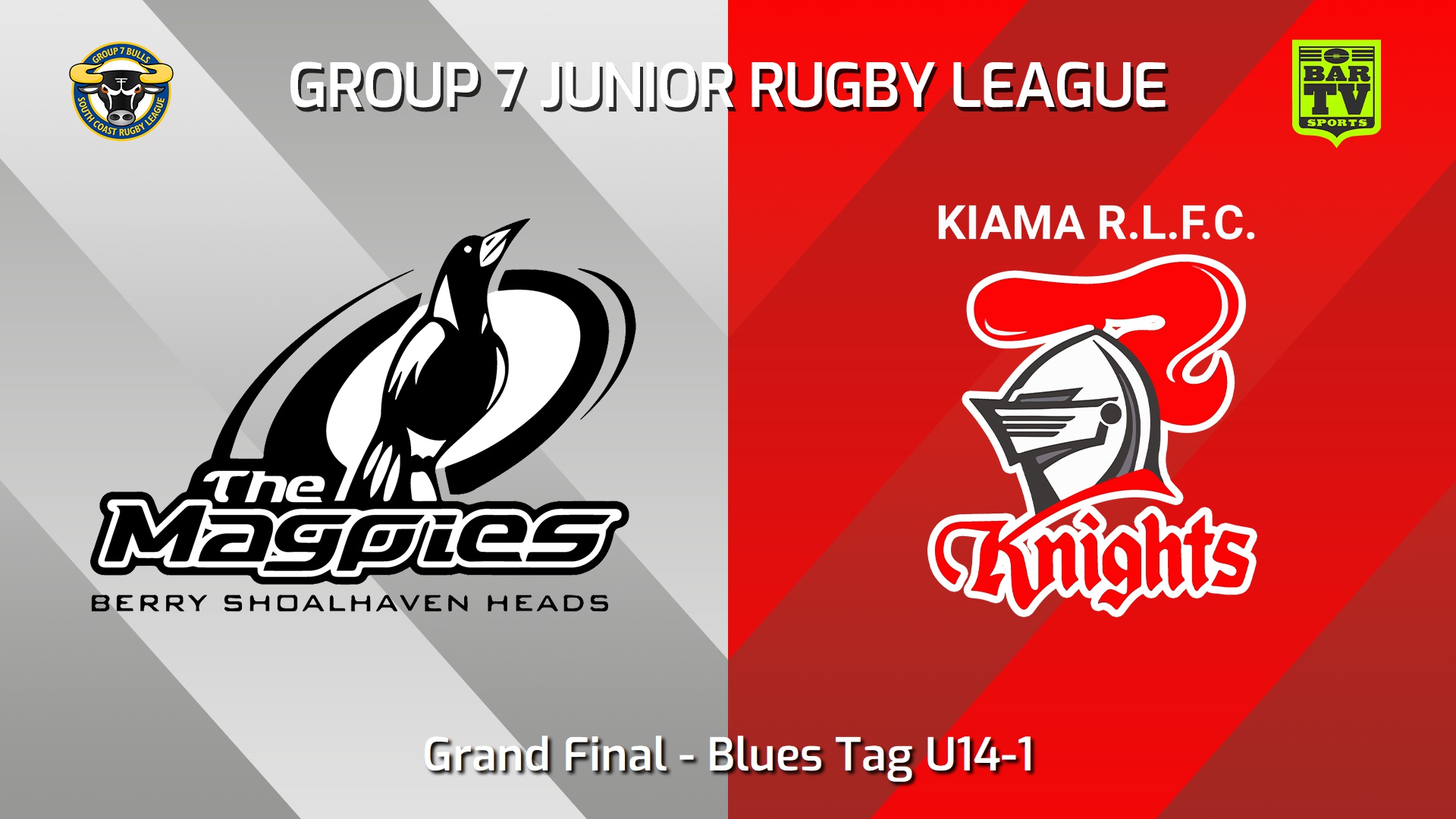 250823-video-South Coast Juniors Grand Final - Blues Tag U14-1 - Berry-Shoalhaven Heads v Kiama Knights Slate Image