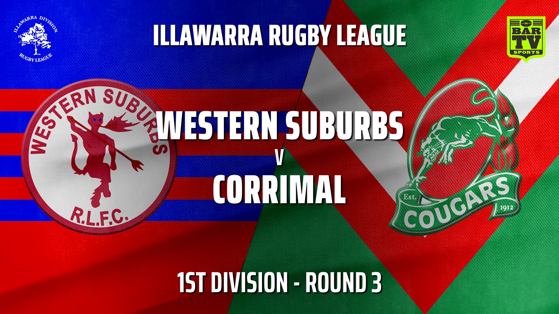 210421-IRL Round 3 - 1st Division - Western Suburbs Devils v Corrimal Cougars Slate Image