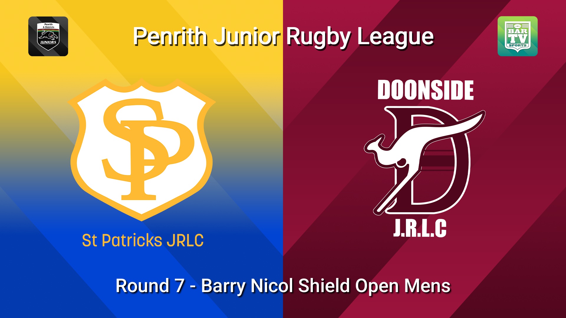 260517-video-Penrith & District Junior Rugby League Round 7 - Barry Nicol Shield Open Mens - St Patricks v Doonside Slate Image