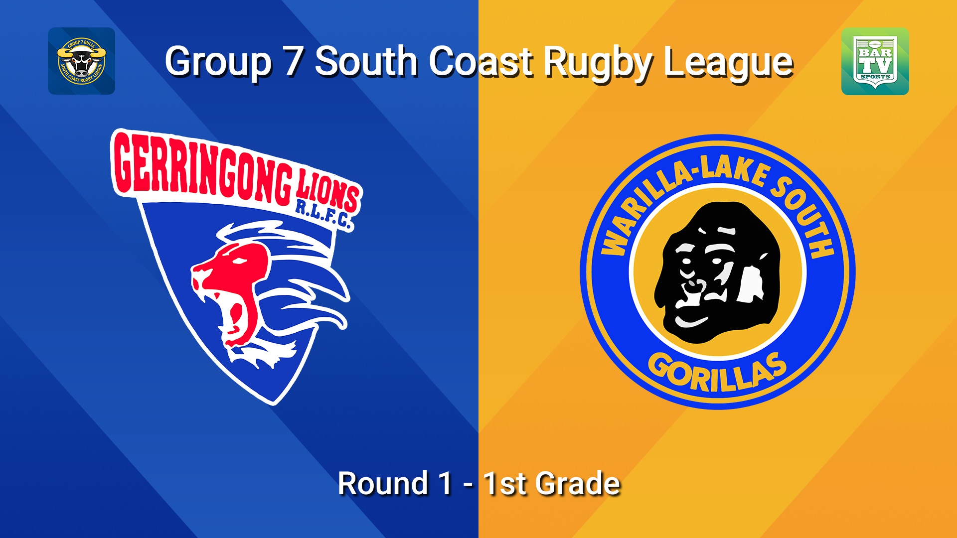 260411-video-South Coast Round 1 - 1st Grade - Gerringong v Warilla-Lake South Slate Image