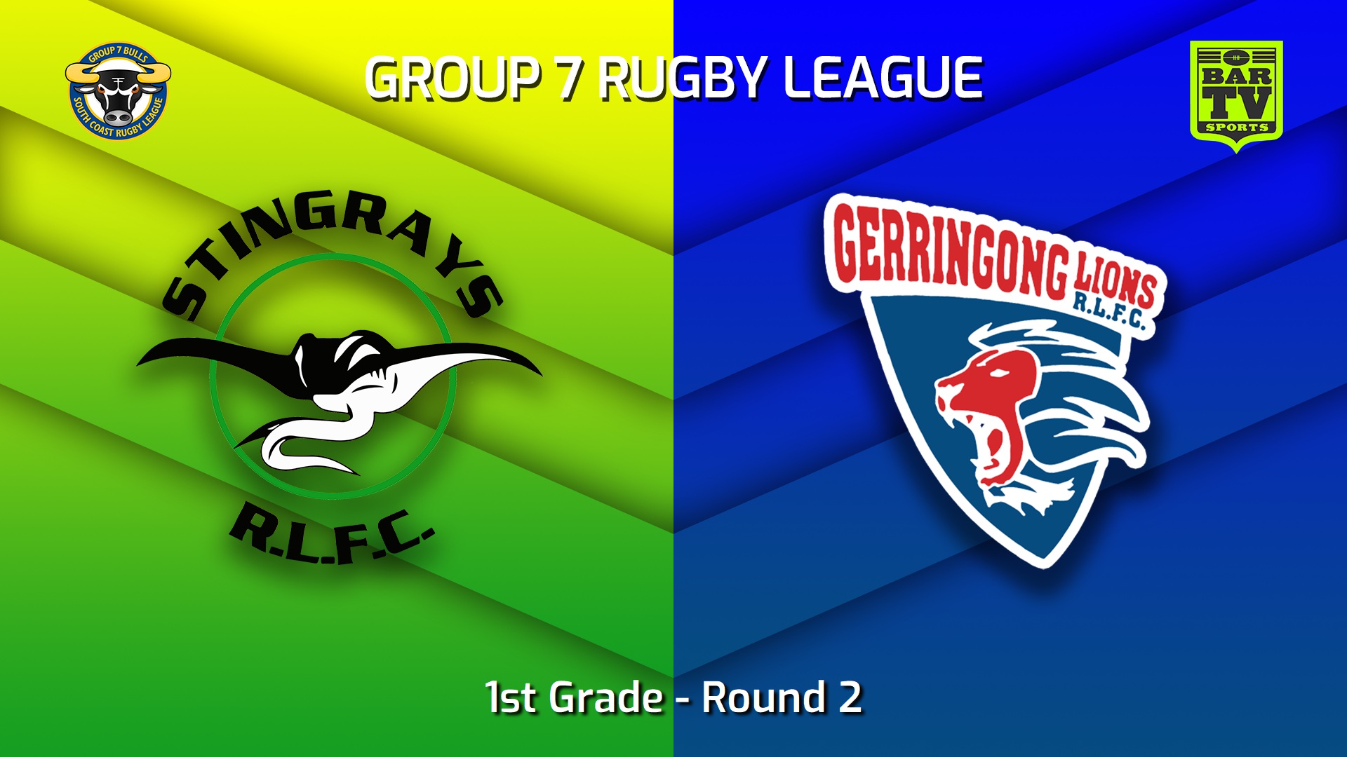 230401-South Coast Round 2 - 1st Grade - Stingrays of Shellharbour v Gerringong Lions Slate Image
