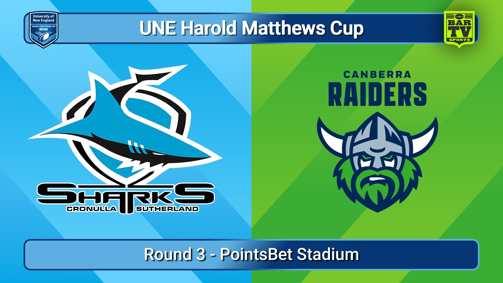 240217-video-UNE Harold Matthews Cup Round 3 - Cronulla-Sutherland Sharks v Canberra Raiders Slate Image