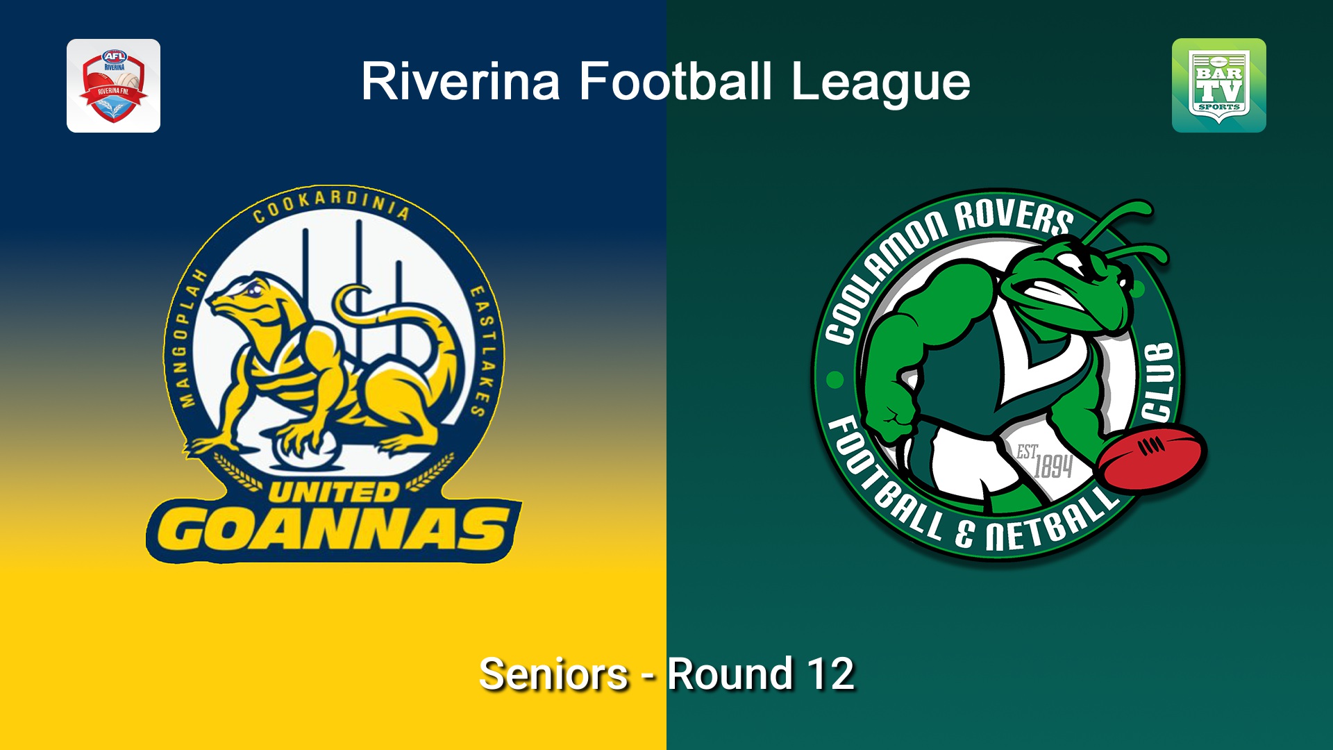 260705-video-Riverina Football League Round 12 - Seniors - MCUE Goannas v Coolamon Rovers Slate Image
